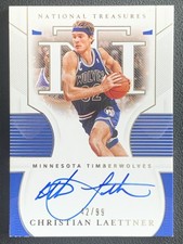 Christian Laettner 2020-21 Panini National Treasures Signatures Auto /99 #S-CRL