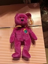 ty beanie babies extremely rare retired Millennium Purple 