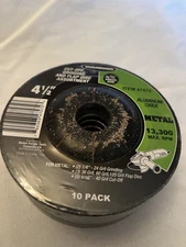 Warrior brand 4 1/2 inch metal cutting, grinding, and flap disc assortment
