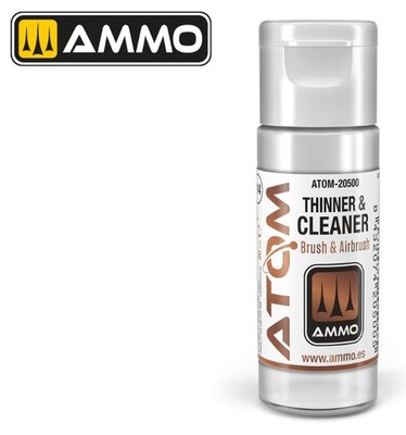 Atom Acrylic Thinner & Cleaner 20ml Bottle