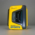 Vintage Sony Sports FM/AM Radio Cassette Walkman WM-AF59 Tested Works Free Ship!