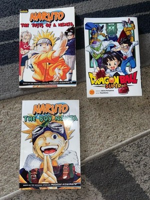 Naruto Boruto Dragon Ball Super Manga & Chapter Book Lot