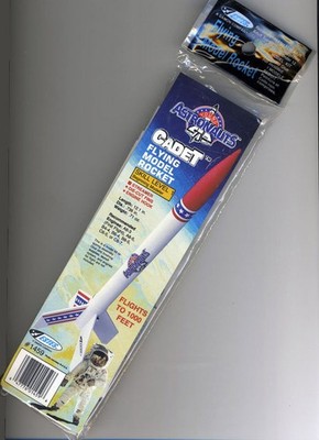 Estes ''Young Astronauts Club'' Cadet Model Rocket Kit (OOP, 1987)