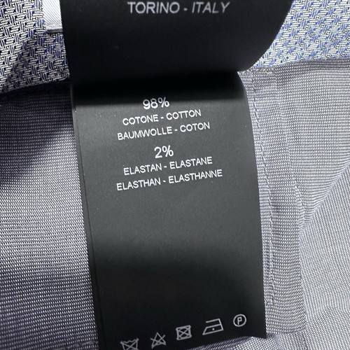 $445 New PT TORINO Men's 38 Waist Size US 54 EU Slim Fit Corduroy Stretch Pants - Picture 6 of 6