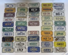 1982 Wheaties Bicycle License Plates SEALED 49 STATES Only Missing Montana 