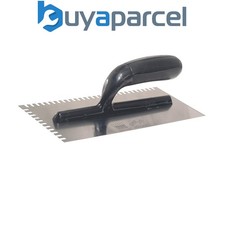 Ragni R231 R231 Mastic Trowel U Notches Edge Plastic Handle 11 x 4.3/4in RAG231