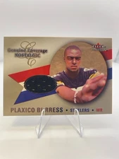 Plaxico Burress 2000 Fleer Tradition #3GC Genuine Coverage Nostalgic Steelers