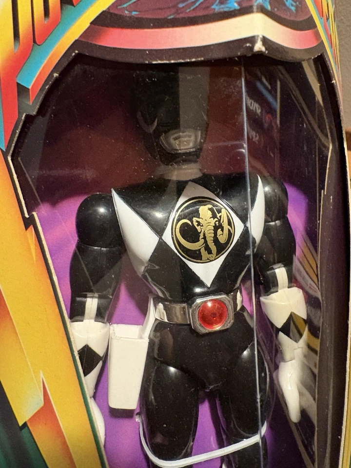BANDAI MIGHTY MORPHIN' POWER RANGERS - 1993 Black Ranger Sigillata - Immagine 3 di 4