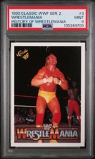 1990 Classic WWF Hulk Hogan Card PSA 9 Mint #3 a