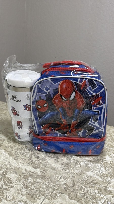 Spider-Man Lunch Box Plus Stanley Cup New