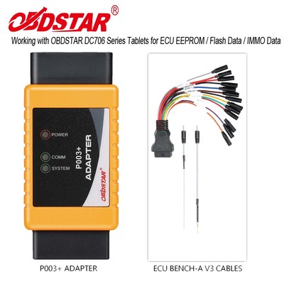 OBDSTAR P003+ Kit Work for OBDSTAR DC706 Series Tablet for ECU EEPROM/Flash Data