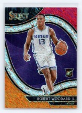Robert Woodard II 2020-21 Panini Select Courtside #264 Red White Orange Shimmer