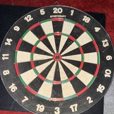 Sportcraft Reversible Dartboard with Baseball Game pro style