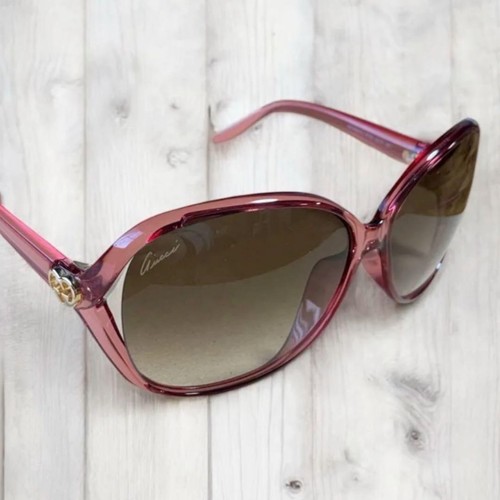 Gucci Heart-Shaped Logo Sunglasses Wine Red m4_0504 - Picture 4 of 11