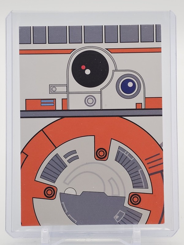 WAKING UP R2-D2 2025 TOPPS STAR WARS MASTERWORK BB-8 RAINBOW /299 #BB8-7 Q3694