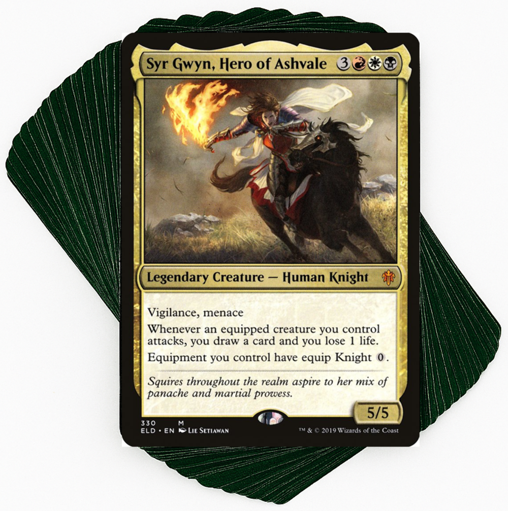 mtg human knight commander deck ***Custom Commander Deck*** Syr Gwyn, Hero of Ashvale