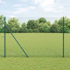 WALPLUS Hexagon Fence Green 1.6x50 m PVC Coated Chicken Wire Fence 2.14 per metre