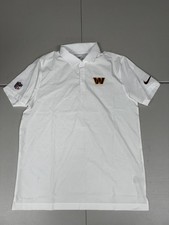Washington Commanders Nike NFL On Field Dri-Fit Polo Men's White Size L New