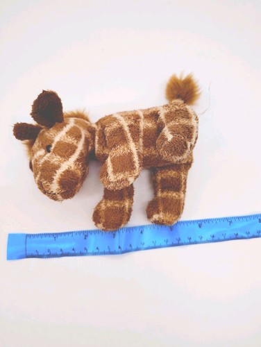 Russ Luv Pets Gabby Giraffe Frottee Sitzsack Plüsch klein weich - Bild 5 von 10