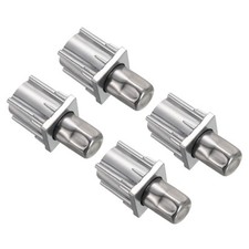 Höhenverstellbare Tischbeine, 3,6" Edelstahl-Füße für 1-1/2" Quadratrohr, 4Stück