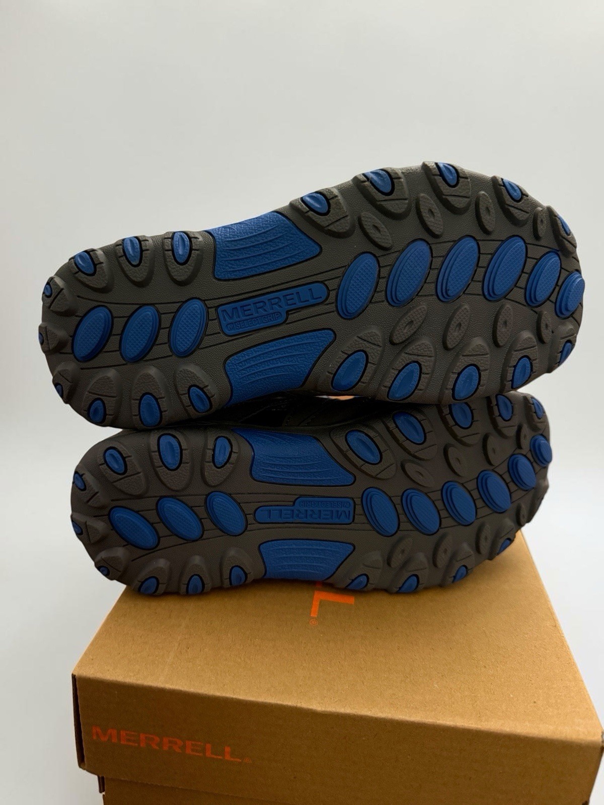 NEW~ Merrell sz 1.5 M Boys ML Trail Chaser Hiking Shoes Kids MC55631 Gray Blue image 10