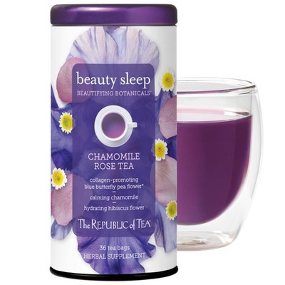 Herbal Tea Bags Beauty Sleep Chamomile Rose Botanicals