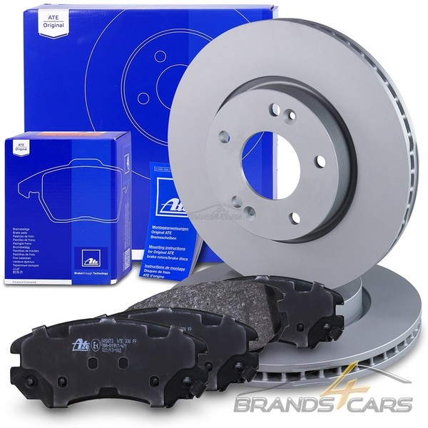 ATE Bremsscheiben+BelÄGe Vorne FÜR Hyundai Coupe Tucson KIA Magentis Sportage 2-image