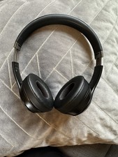 Beats Solo 4 Wireless Bluetooth On-Ear Headphones Matte Black Used Working