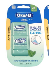 2 Rolls OLD VERSION Oral B Glide Pro Health Comfort Plus Floss 87.4 Yds. Total