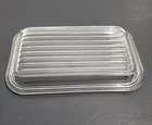 Vintage Pyrex 503-C ribbed clear glass LID ONLY  refrigerator  dish