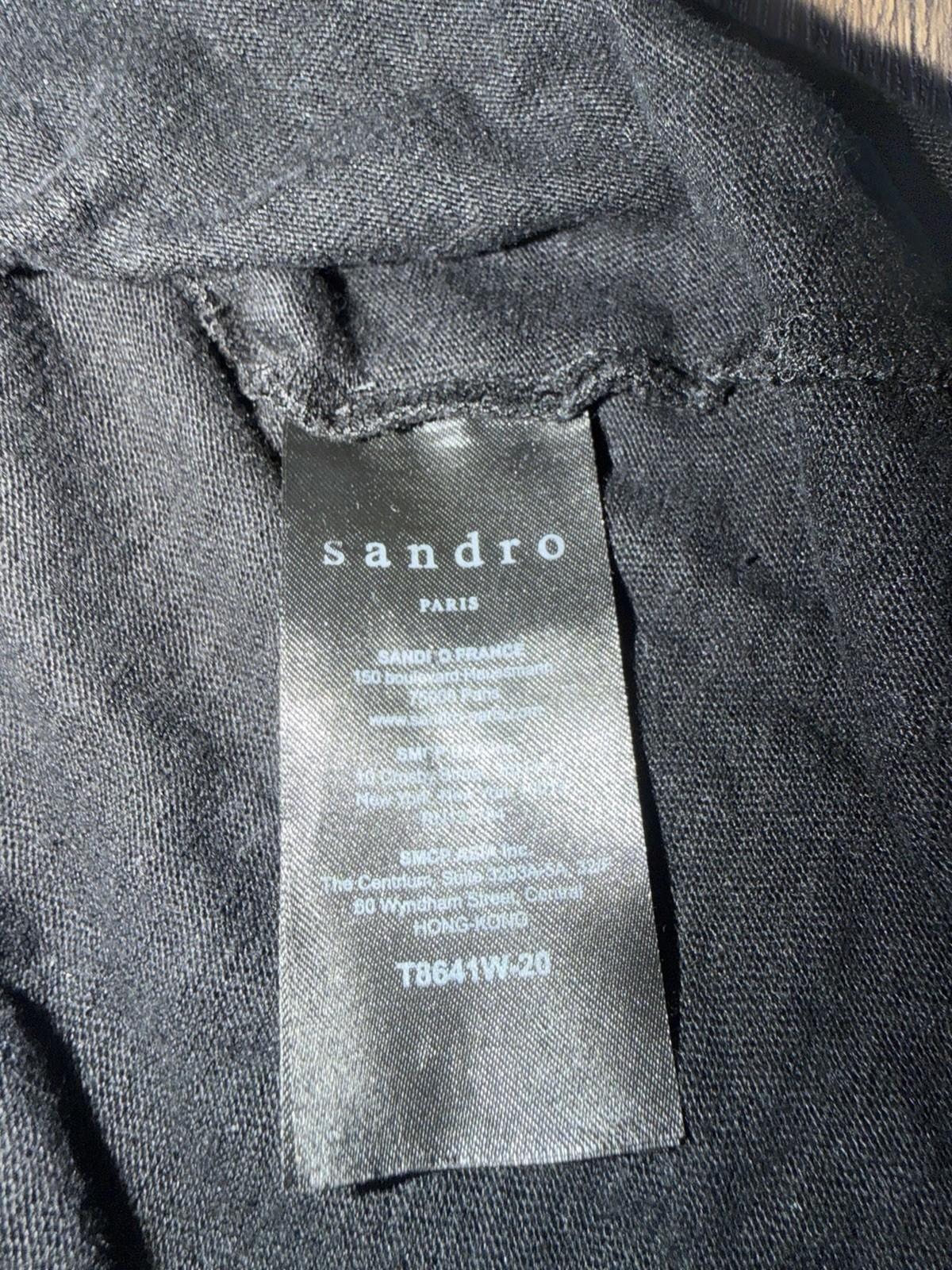 Sandro Paris  Solid Short Sleeve (Measurements In… - image 6
