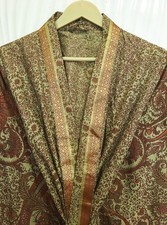 Reine Seide Midi Kimono Morgenmantel Knielang Kleid Seide Kimono...