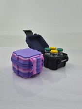 4-Slot Peptide Case for 3ml Vials   Empty Storage Holder   Multiple Colors