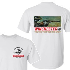 Winchester The Gun That Won The West T-Shirt, Cowboy Skeleton Graphic Tee