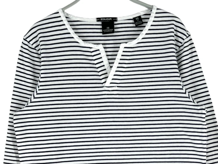 Scotch & Soda Damen Bonjour V-Ausschnitt Pullover T-Shirt Größe S - Bild 2 von 4