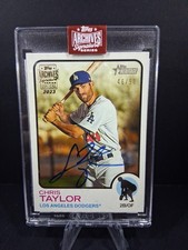 2022 Topps Heritage Chris Taylor On Card Auto 46/58 