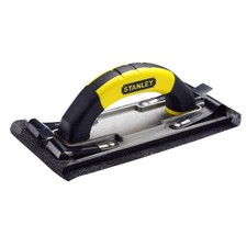 STANLEY 305x101mm Flat Hand Sander with Clamp, 305x101mm, Black/Yellow 