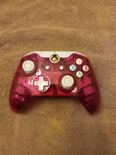 PDP Wired Controller For Xbox One - White Pink -  048-142 - Tested & Working