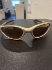 Oakley Minute Vintage SUnglasses Gold Color Frame Brown Color Lens Rare Item
