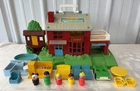 Fisher Price Little People Neighborhood Playset & Accessories #2551 Vintage 1989
