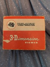 Viewmaster Model E Bakelite 3-D Viewer Sawyer's MIB Vintage 1950s