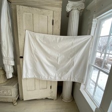 Interesting 1910 white cotton petticoat cotton lace bottom skirt