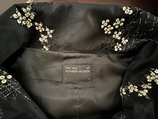 RARE ORIGINAL Alexander Mcqueen 1996 Birth Label Sequin Beaded Jacket
