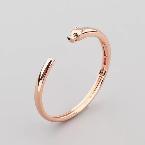 1 Item - Rose Gold Plated Open adjustable Bracelet Size:18-19cm