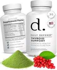 Daily Defense Thyroid Support Supplement ~ Metabolism, Energy, Focus ~ USA-Made