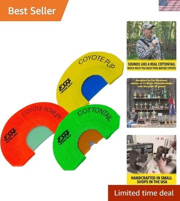 Mouth Coyote Call Combo Pack   Set of 3 Realistic Predator Calls for Hunting ...