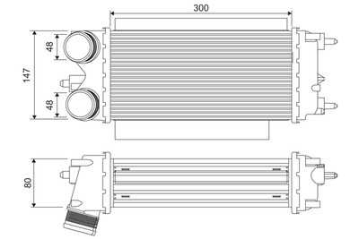 Valeo 818539 Charge Air Cooler for Ford