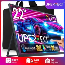 UPERFECT 22.0" Touchscreen Portable Monitor 2560 1440 For Xbox PS Gaming Switch