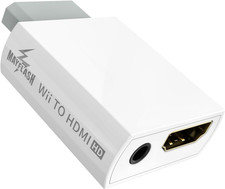 Wii to HDMI Converter 1080P for Full HD Device, Wii HDMI Adapter with 3,5Mm Audi