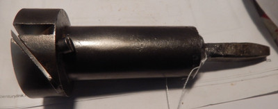 antique brace tool-Dowell tendon jig tool wheelwright tool 6'' long steel